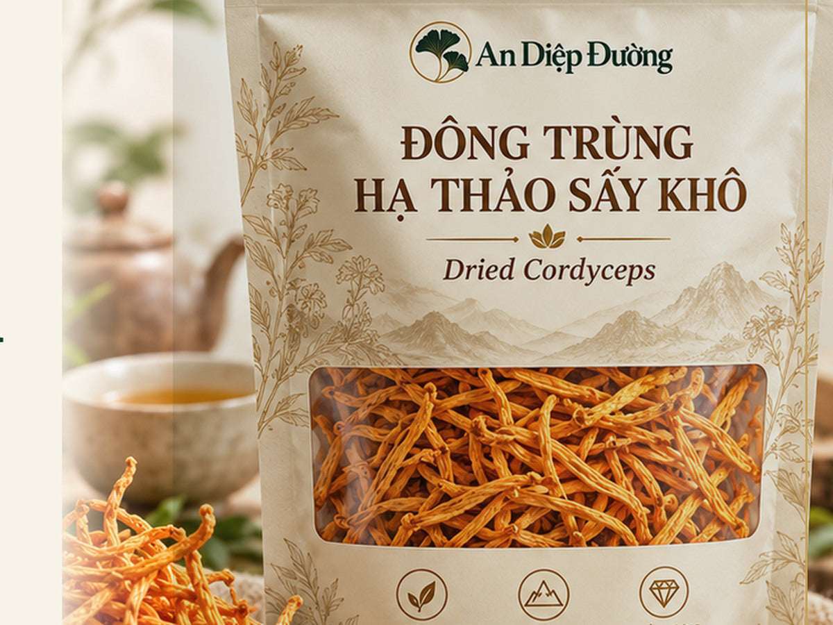 Dried cordyceps culinary botanical product