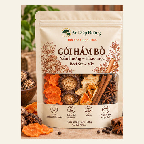 An Diệp Đường Beef stew herbal soup mix pouch 100 g – square product cover